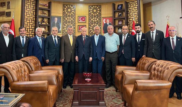 MHP Isparta heyetinden genel başkan Bahçeli’ye ziyaret