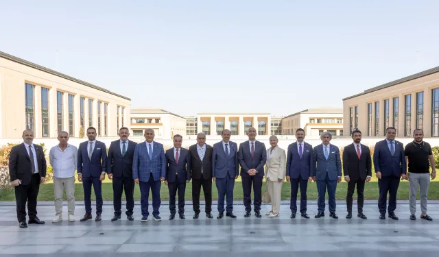 TSTK heyeti, KKTC Cumhurbaşkanı Ersin Tatar’ı ziyaret etti