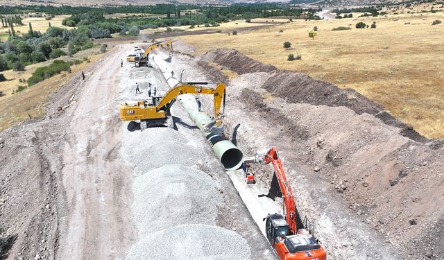 Malatya Yoncalı sulamasında çalışmalar sürüyor