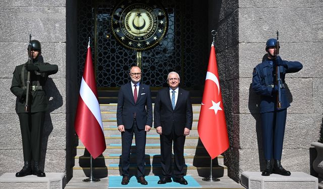 Bakan Güler, Letonyalı mevkidaşı Spruds’u Ankara’da ağırladı