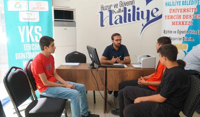 Haliliye Belediyesi’nden gençlere tercih desteği