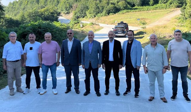 Ali Temür yayla grup yollarını yerinde inceledi