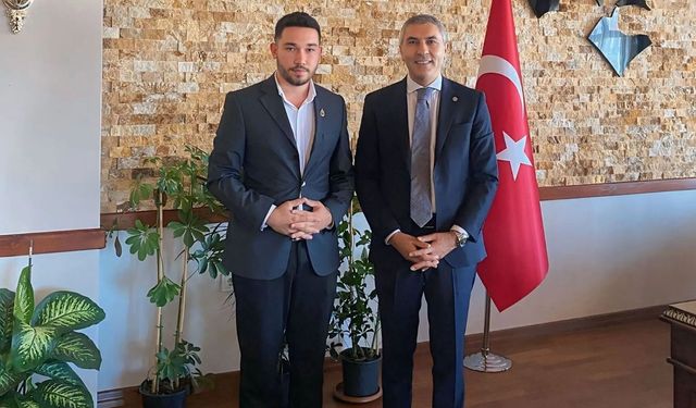 Beypazarı Alperen Ocakları Başkanı’ndan Kaymakam Coşkun’a ziyaret