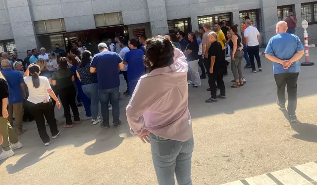 Balcalı hastanesi çalışanları İş bıraktı
