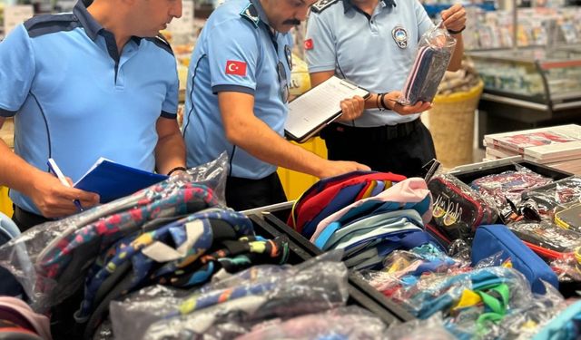 Zabıtadan yeni eğitim öğretim yılı öncesi sıkı denetim
