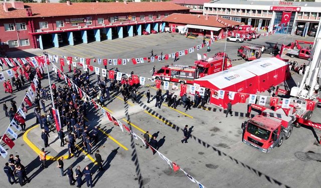 Başkent Ankara'da İtfaiye Haftası coşkusu başladı