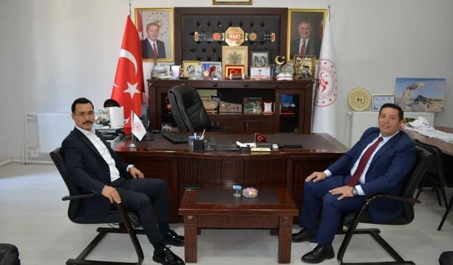Akyaka Kaymakamı Demirtaş’tan Gençlik ve Spor İl Müdürü'ne ziyaret