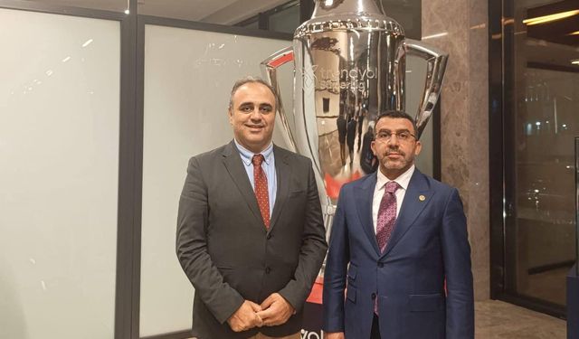 Milletvekili Çalkın’dan TFF’ye ziyaret