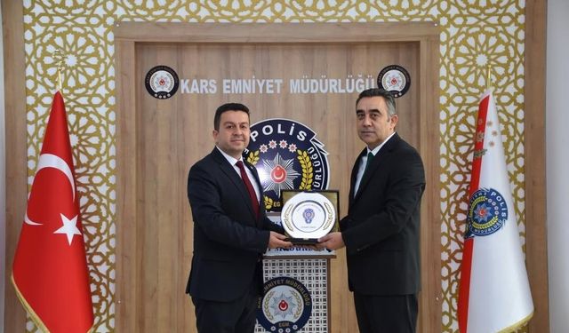 İdare Mahkemesi Başkanı Yonisoğlu’ndan Emniyet Müdürü 'ne ziyaret