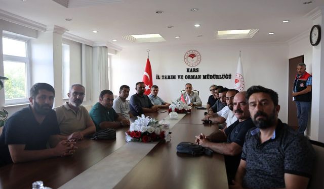 Tarım İl Müdürü Enver Aydın'dan şap aşılama çalışmalarına takın takip