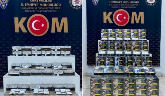 Kars’ta kaçak tütün operasyonu: 2 kişi hakkında adli işlem başlatıldı