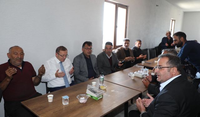 Vali Ziya Polat’tan Mehmet Nuri Kişli'ye taziye ziyareti