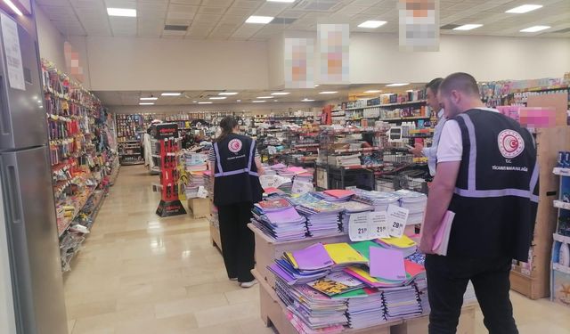 Kars’ta öğrenci ve velilerin mağduriyet yaşamaması için kırtasiyelere denetimler sıklaştırıldı