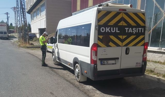 Kars’ta Okul Servislerine Sıkı Denetim: Öğrenci Güvenliği Ön Planda