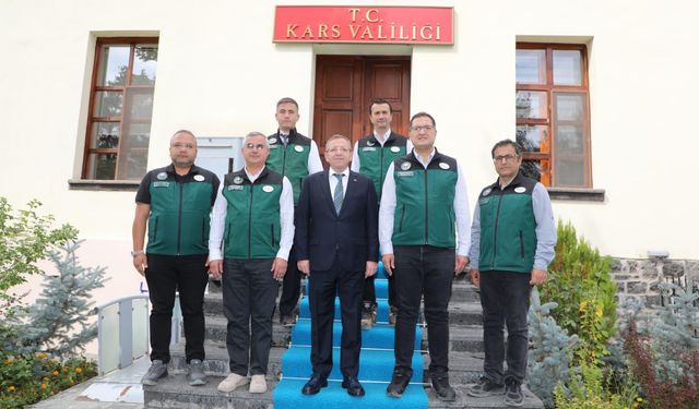 Kars Valisi Ziya Polat, DSİ Heyetini Kabul Etti
