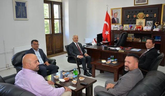 Ahmet Arslan’dan Gençlik ve Spor İl Müdürü Mehmet Başköylü’ye ziyaret