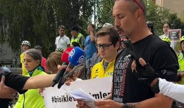 Ankara’da bisikletçilerden “Artık Yeter” çığlığı