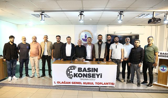 Bingöl Basın Konseyi ilk genel kurulunu yaptı