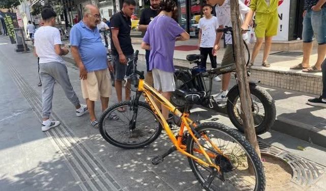 Serik’te elektrikli bisiklet kazası: Genç sürücü yaralandı