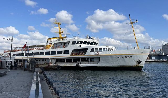 İstanbul’da bazı vapur seferleri geçici olarak durduruldu