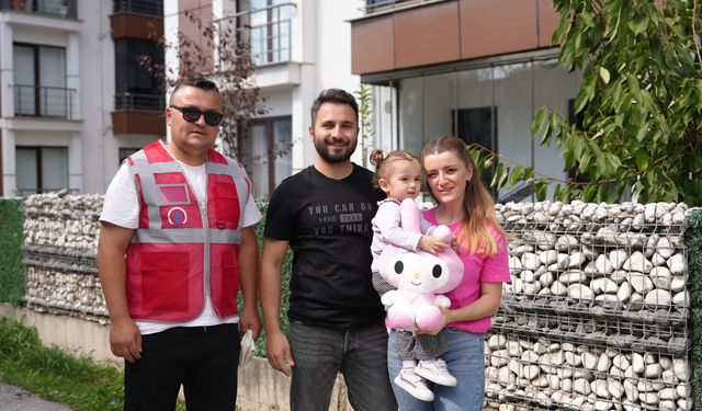 Minik Melisa'ya anlamlı jest