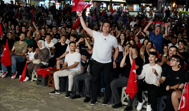 Giresun'da Alperen Şengün'lü milli takım coşkusu