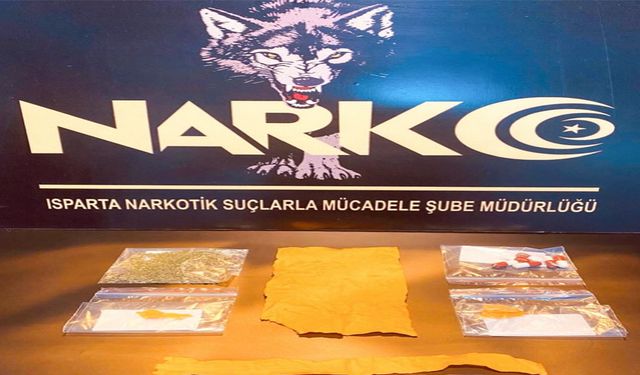Isparta’da uyuşturucu operasyonu: 1 şüpheli gözaltında