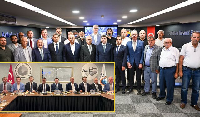 Adalet Bakanı Yılmaz Tunç’tan Antalya ticaret borsası’na ziyaret