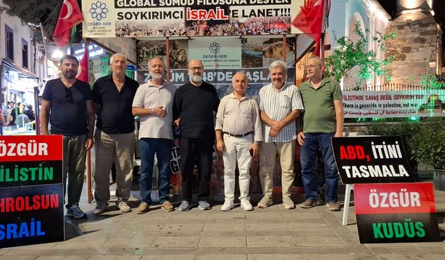 Bodrum İnsani Değerler Derneği destek için nöbet çadırı kuruldu
