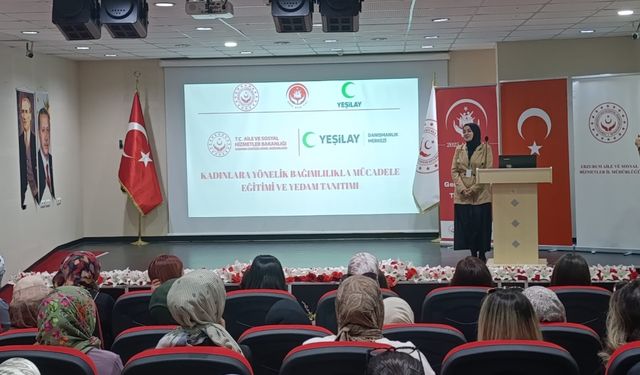 Erzurum’da Kadına Yönelik Bağımlılıkla Mücadele eğitimi düzenlendi