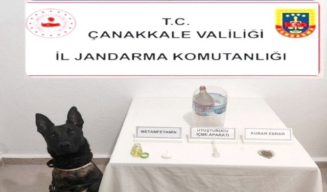 Çanakkale jandarmasından uyuşturucuya geçit yok