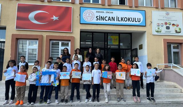 Sincan İlkokulu "S.O.S" projesine hibe aldı