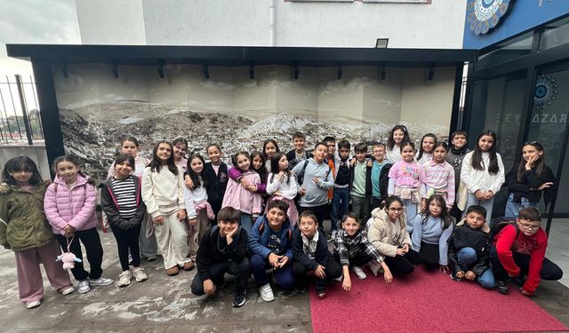 Beypazarlı öğrenciler ilçelerinin tarihini yerinde öğreniyor