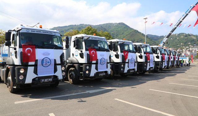 Büyükşehir Belediyesinin araç filosu her geçen gün güçleniyor.