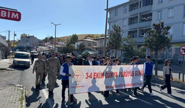 Susuz’da "Dünya Yürüyüş Günü" etkinliği düzenlendi