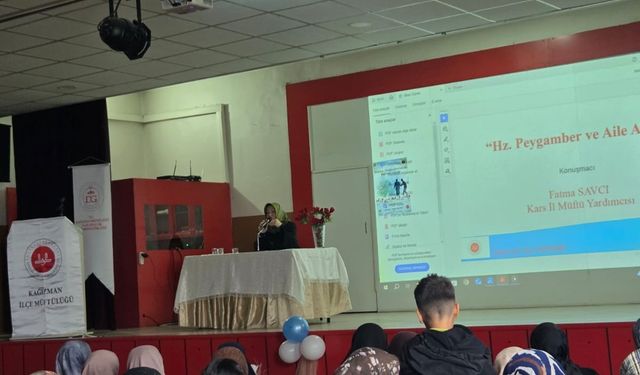 Kağızman’da Hanımlara Yönelik Mevlid-i Nebi konferansı düzenlendi