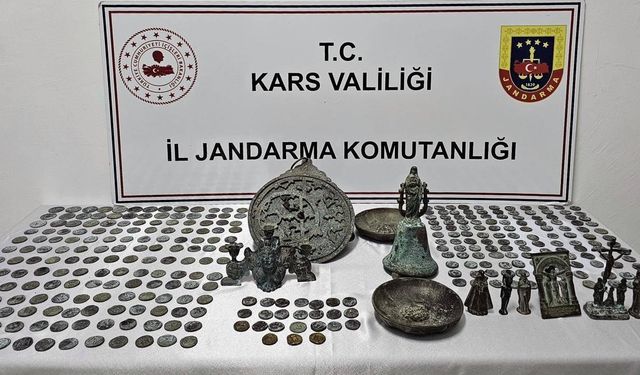 Kars’ta tarihi eser operasyonu: 5 şüpheli tutuklandı