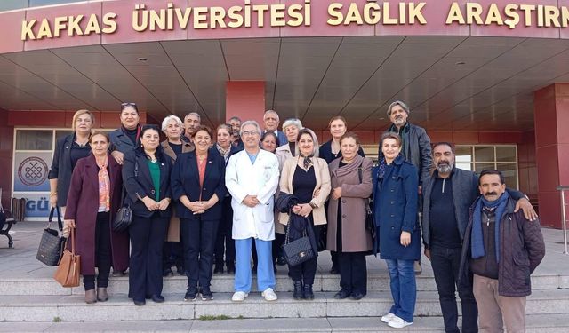 Kars CHP'den Prof. Dr. Barlas Sülü’ye hayırlı olsun ziyareti