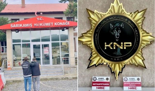 Sarıkamış'ta yasaklı madde operasyonu: 1 kişi tutuklandı