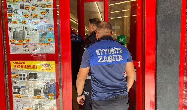 Eyyübiye'de zabıta hız kesmiyor