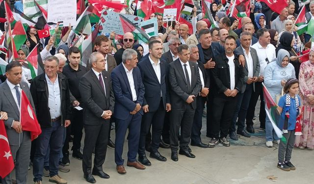 Akçakoca'dan “Gazze için" tek ses çıktı