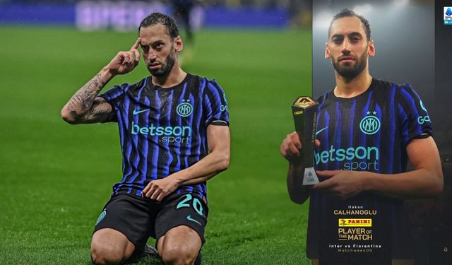 Hakan Çalhanoğlu gecenin yıldızı oldu: “Her zaman yaptığım gibi”