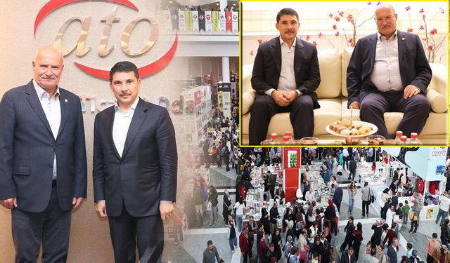 ATO Başkanı Gürsel Baran, Hasan Doğan’ın imza gününe katıldı