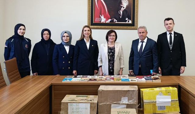 Akseki cezaevi kütüphanesine kitap desteği