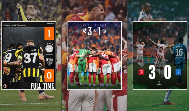 Türk futbolu Avrupa’da fırtına gibi esiyor: Son 6 maçta 6 galibiyet!