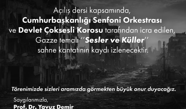 Ankara Bilim Üniversitesi, yeni eğitim yılına sanatla başladı