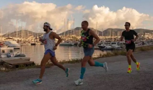 Bodrum, 8. kez yarı maraton coşkusunu yaşadı