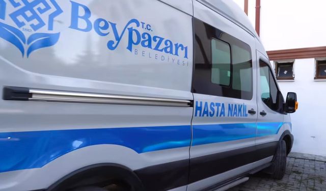 Belediye hasta nakil aracını vatandaşın hizmetine sundu