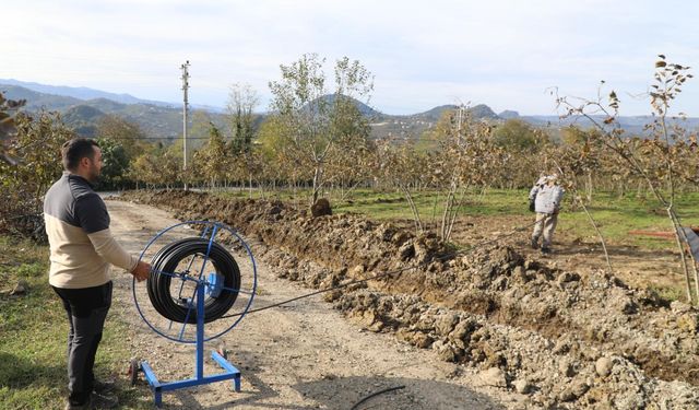 Finver’de damlama sulama dönemi
