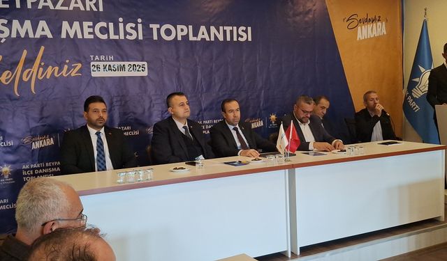 AK Parti Beypazarı İlçe Danışma Meclisi toplantısı MYK üyesi katılımıyla gerçekleşti